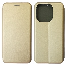Чехол книжка STYLISH для TECNO Spark 10 Pro, экокожа, визитница, цвет золотистый Чехол книжка STYLISH для TECNO Spark 10 Pro, экокожа, визитница, цвет золотистый