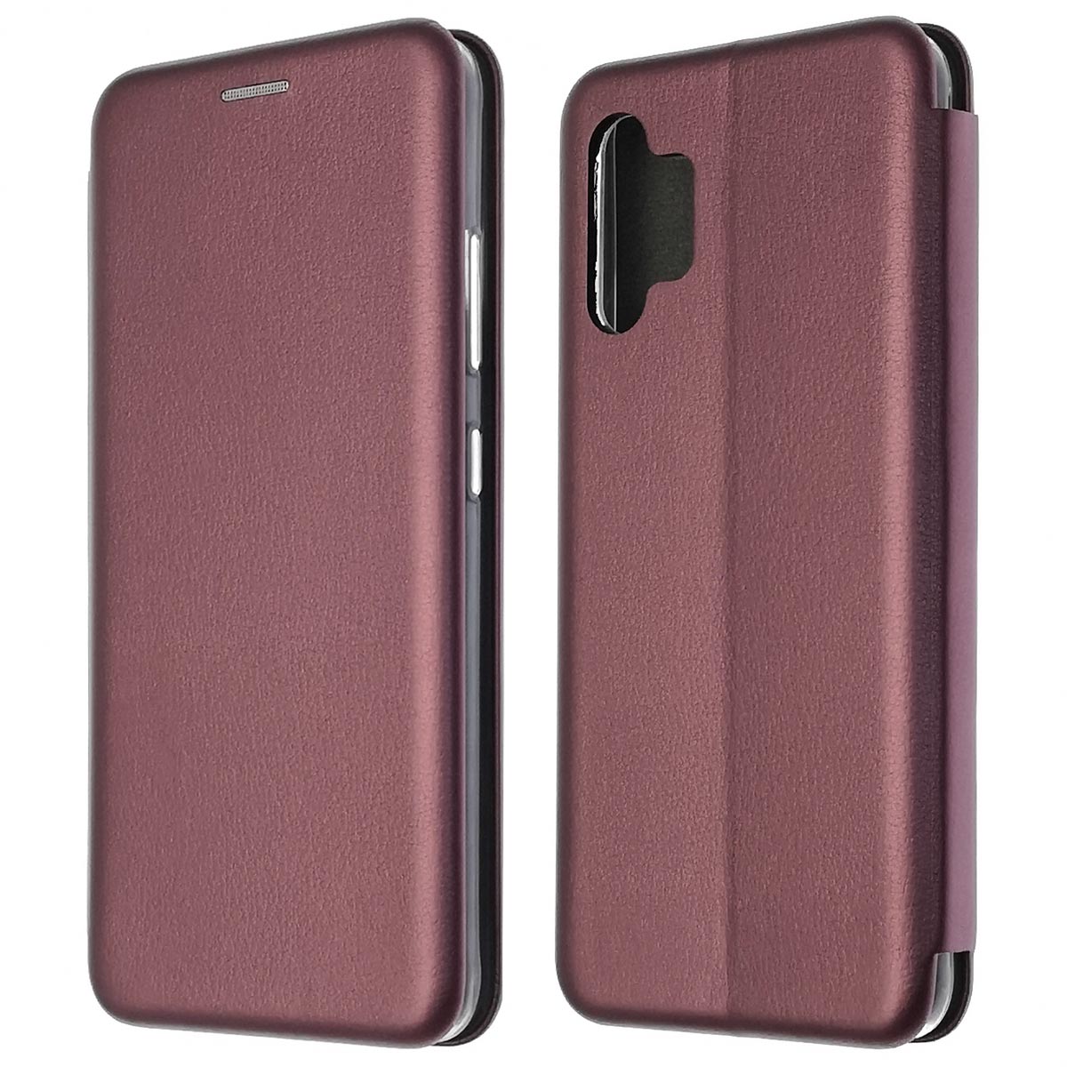 Чехол книжка STYLISH для SAMSUNG Galaxy A32 5G, экокожа, визитница, цвет бордовый Чехол книжка STYLISH для SAMSUNG Galaxy A32 5G, экокожа, визитница, цвет бордовый