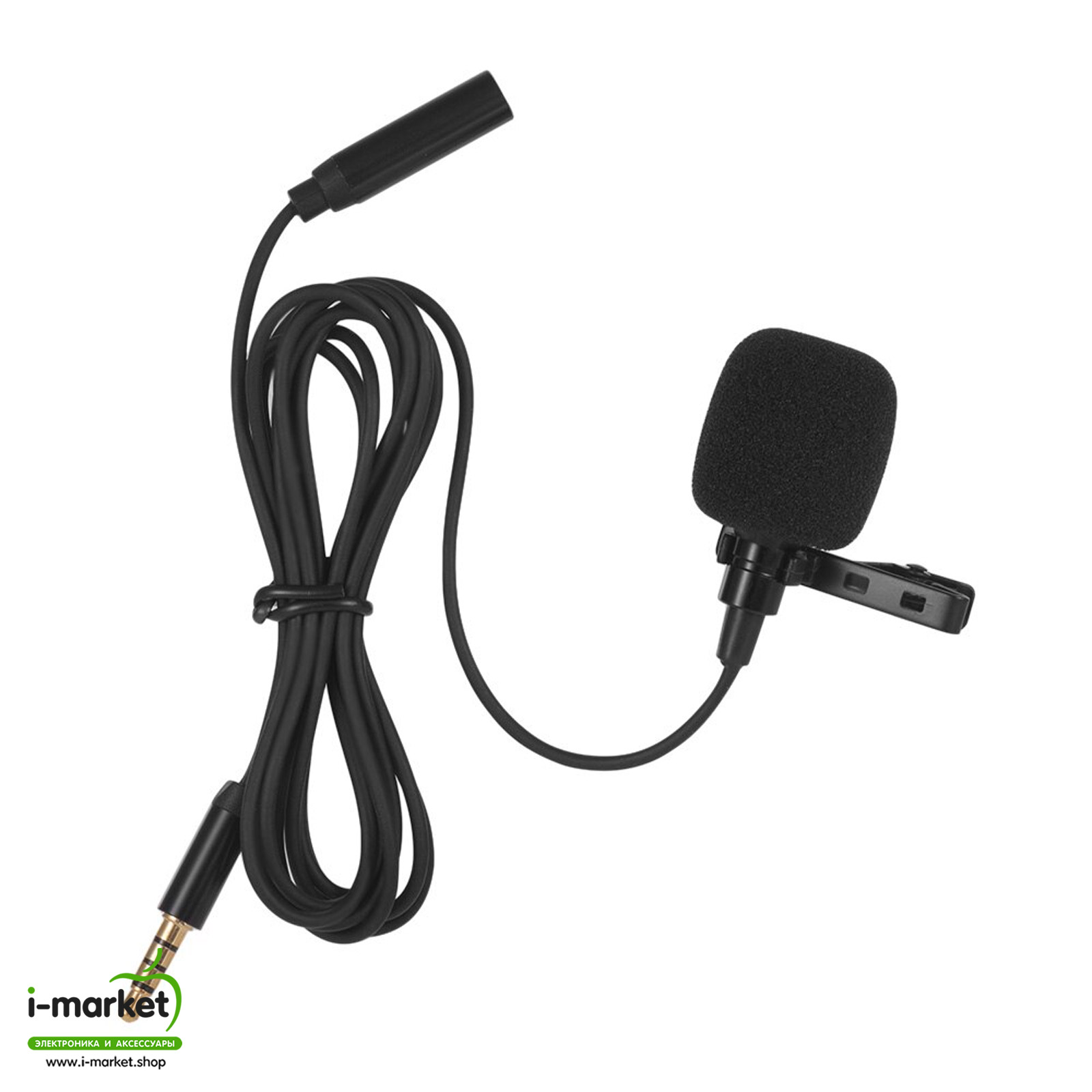 Петличный микрофон Candc DC-C5, длина 6 метров, цвет черный (-50%)
