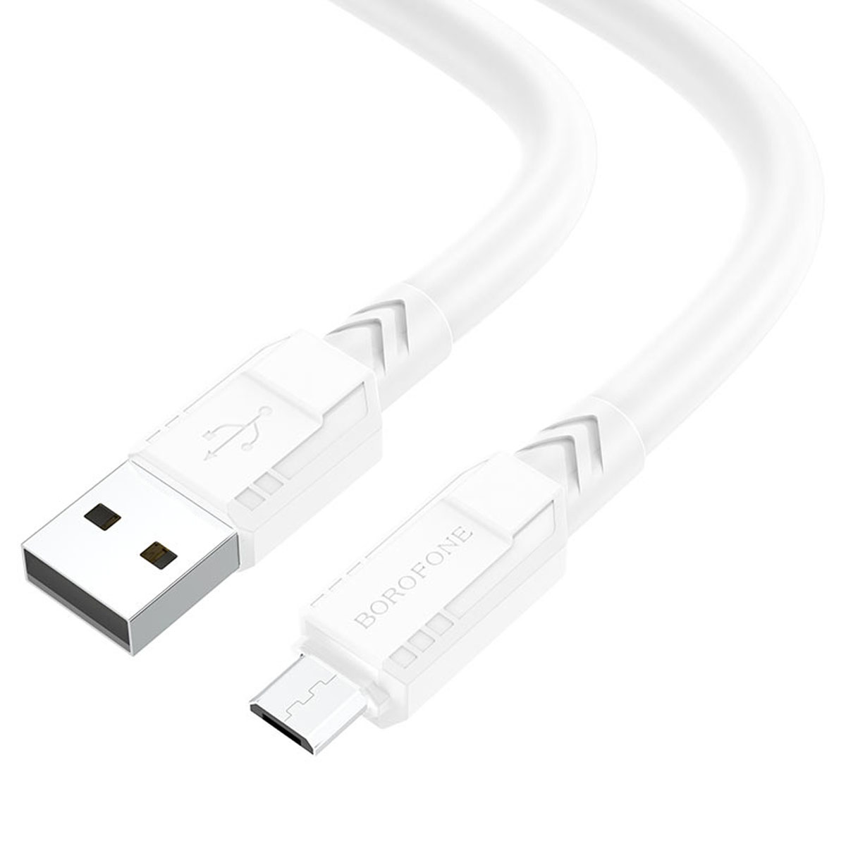 Кабель BOROFONE BX81 Goodway Micro USB, 2.4A, длина 1 метр, цвет белый Кабель BOROFONE BX81 Goodway Micro USB, 2.4A, длина 1 метр, цвет белый