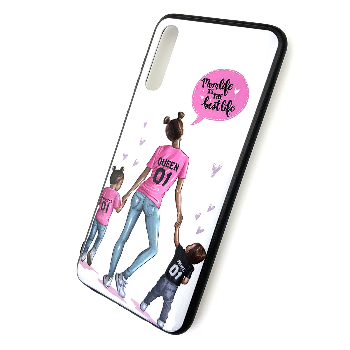 Чехол накладка для SAMSUNG Galaxy A50 (SM-A505), A30s (SM-A307), A50s (SM-A507), силикон, рисунок Mom life is the best.
