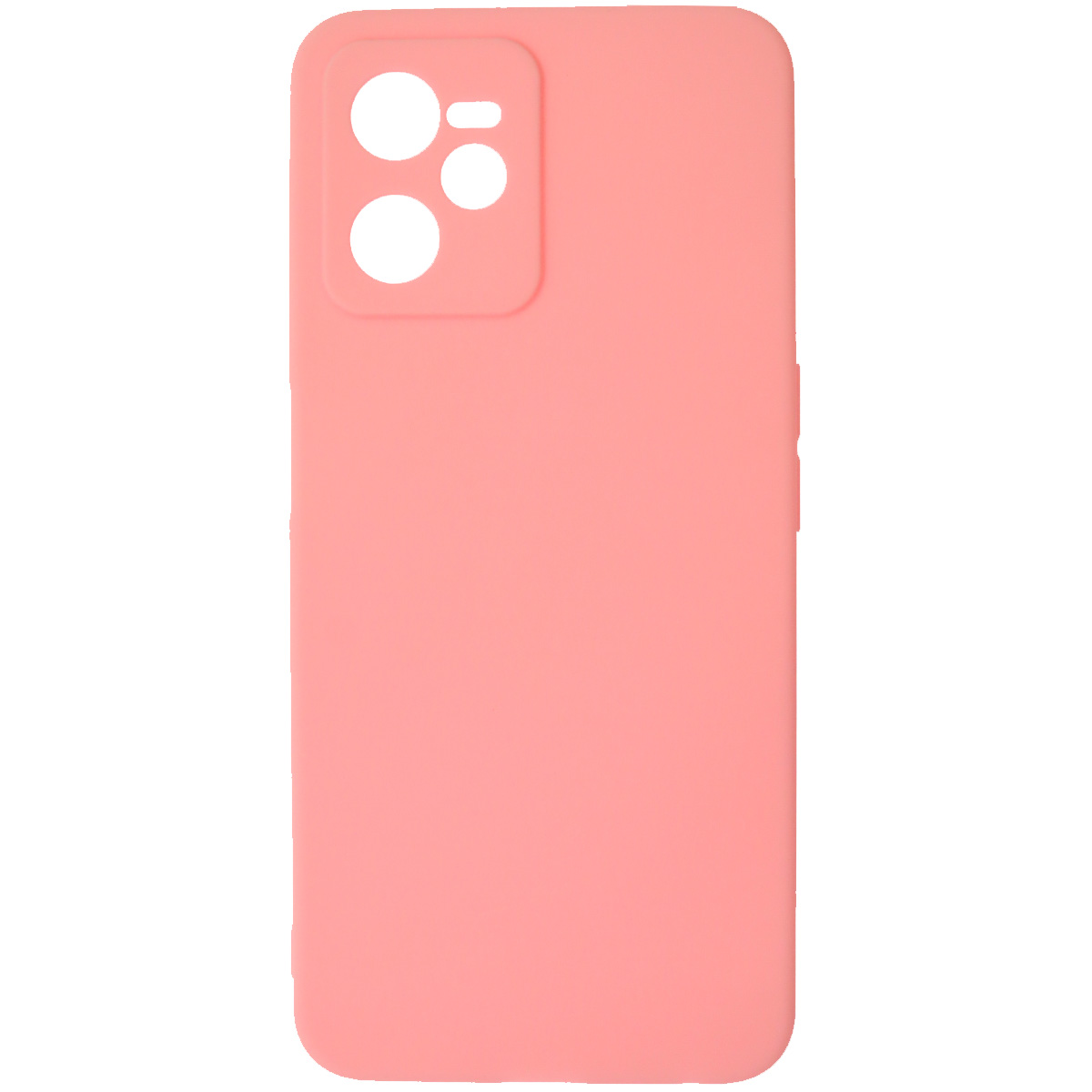 Чехол накладка SOFT TOUCH для Realme C35, защита камеры, силикон, матовый, цвет розовый Чехол накладка SOFT TOUCH для Realme C35, защита камеры, силикон, матовый, цвет розовый