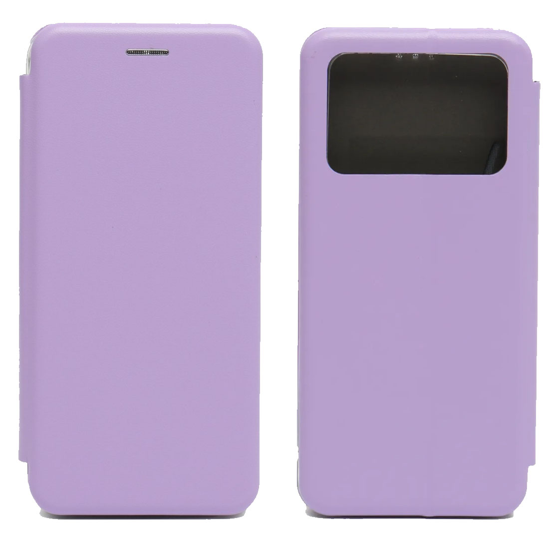 Чехол книжка STYLISH для XIAOMI POCO M4 Pro 4G, экокожа, силикон, бархат, визитница, цвет сиреневый