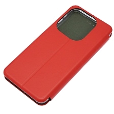 Чехол книжка STYLISH для TECNO Spark 20, Spark 20C, экокожа, визитница, цвет красный Чехол книжка STYLISH для TECNO Spark 20, Spark 20C, экокожа, визитница, цвет красный