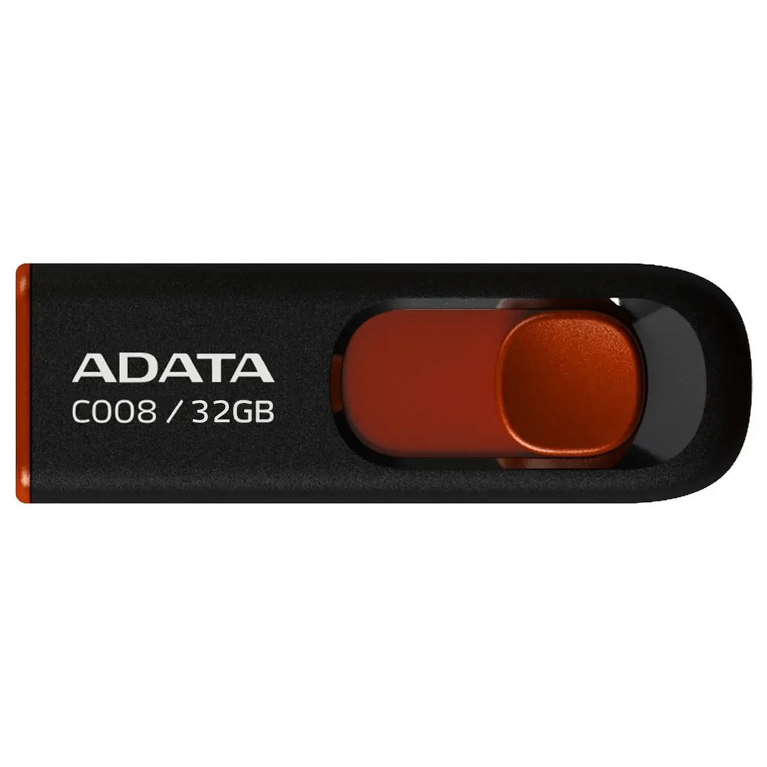 Флешка USB 2.0 32GB ADATA C008, цвет черно красный