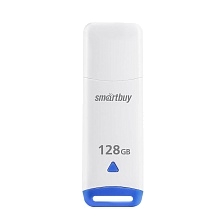Флешка USB 2.0 128GB SMARTBUY Easy, цвет бело синий