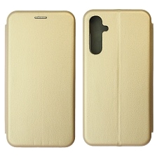 Чехол книжка STYLISH для SAMSUNG Galaxy A54 5G, экокожа, визитница, цвет золотистый Чехол книжка STYLISH для SAMSUNG Galaxy A54 5G, экокожа, визитница, цвет золотистый