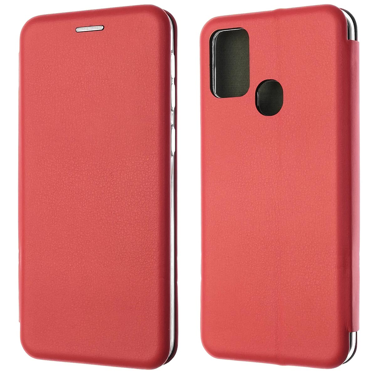 Чехол книжка STYLISH для SAMSUNG Galaxy M21S, экокожа, визитница, цвет красный Чехол книжка STYLISH для SAMSUNG Galaxy M21S, экокожа, визитница, цвет красный