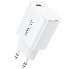 СЗУ (Сетевое зарядное устройство) REMAX GaN U187, 20W, 1 USB Type C, цвет белый СЗУ (Сетевое зарядное устройство) REMAX GaN U187, 20W, 1 USB Type C, цвет белый