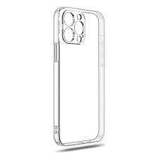 Чехол накладка для APPLE iPhone 14 Pro Max (6.7"), защита камеры, силикон, цвет прозрачный