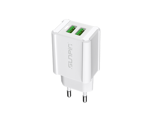 СЗУ (сетевое зарядное устройство) SunPin XC-02 на 2 USB порта 5V-2.4A, цвет белый. СЗУ (сетевое зарядное устройство) SunPin XC-02 на 2 USB порта 5V-2.4A, цвет белый.