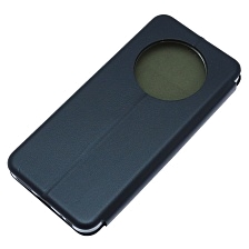 Чехол книжка STYLISH для TECNO Spark 30C 4G, экокожа, визитница, цвет темно синий Чехол книжка STYLISH для TECNO Spark 30C 4G, экокожа, визитница, цвет темно синий