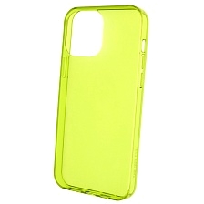 Чехол накладка Clear Case для APPLE iPhone 13 Pro Max (6.7), силикон 1.5 мм, цвет прозрачно зеленый Чехол накладка Clear Case для APPLE iPhone 13 Pro Max (6.7), силикон 1.5 мм, цвет прозрачно зеленый