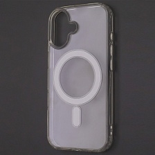 Чехол накладка Clear Case для APPLE iPhone 17, с поддержкой Magsafe, силикон, цвет прозрачный