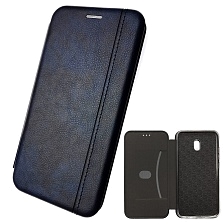 Чехол книжка VINTAGE LiNE для XIAOMI Redmi 8A, экокожа, визитница, цвет темно синий