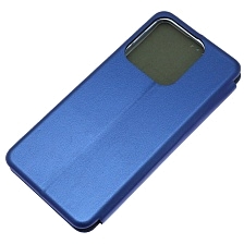 Чехол книжка STYLISH для Realme C61, C63, Note 60, Note 60X, экокожа, визитница, цвет синий
