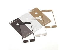 Защитное  стекло для APPLE iPhone 6 & 6S (A+B) матовое золотистое.