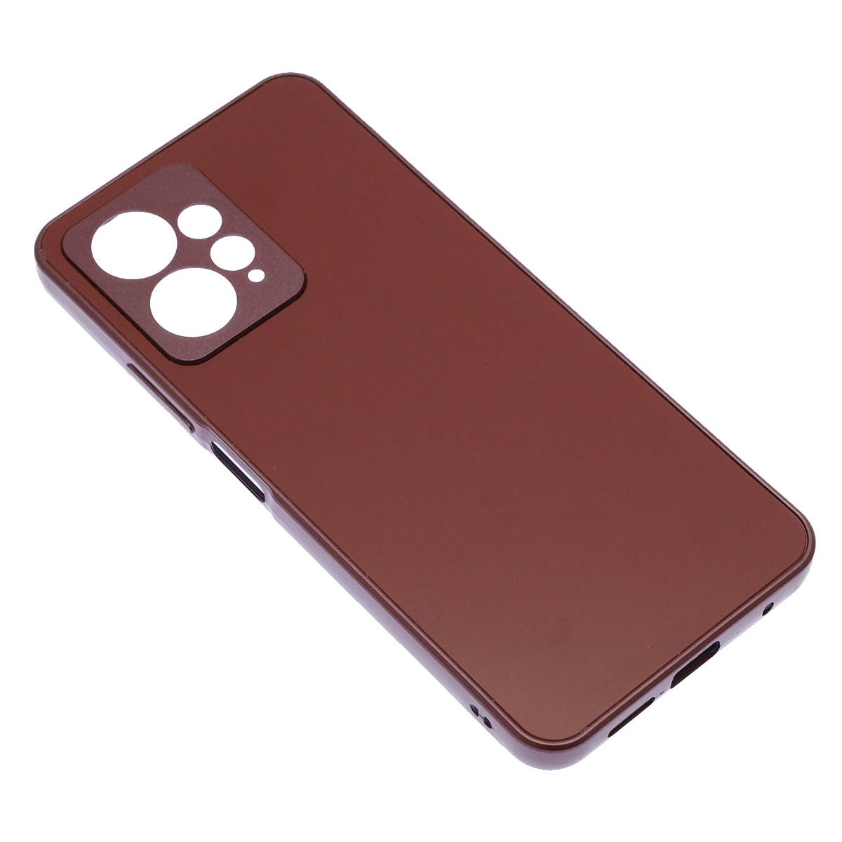 Чехол накладка для XIAOMI Redmi Note 12 4G, защита камеры, силикон, пластик, цвет бордовый Чехол накладка для XIAOMI Redmi Note 12 4G, защита камеры, силикон, пластик, цвет бордовый