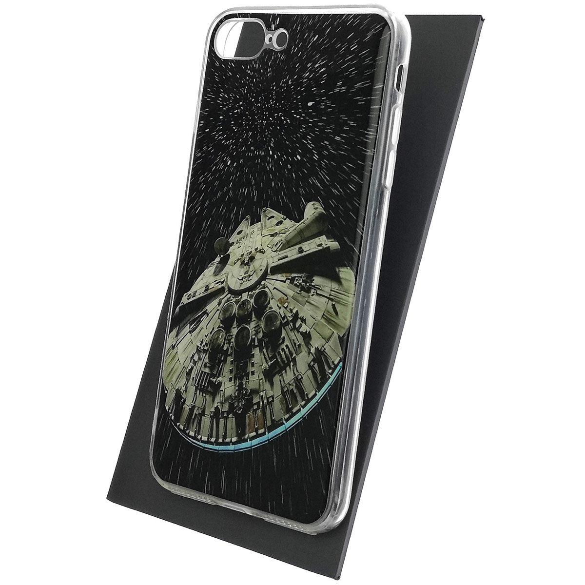 Чехол накладка для APPLE iPhone 7 Plus, iPhone 8 Plus, силикон, глянцевый, рисунок Корабль Star Wars Чехол накладка для APPLE iPhone 7 Plus, iPhone 8 Plus, силикон, глянцевый, рисунок Корабль Star Wars