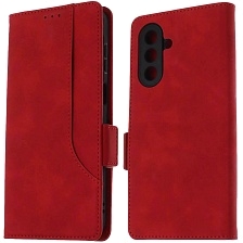 Чехол книжка NICE для SAMSUNG Galaxy A26, Galaxy A17, защита камеры, экокожа, силикон, цвет красный