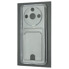 Чехол накладка CARD CASE для Realme 11 Pro, Realme 11 Pro Plus, Realme 11 Pro Max, силикон, отдел для карт, цвет прозрачный Чехол накладка CARD CASE для Realme 11 Pro, Realme 11 Pro Plus, Realme 11 Pro Max, силикон, отдел для карт, цвет прозрачный