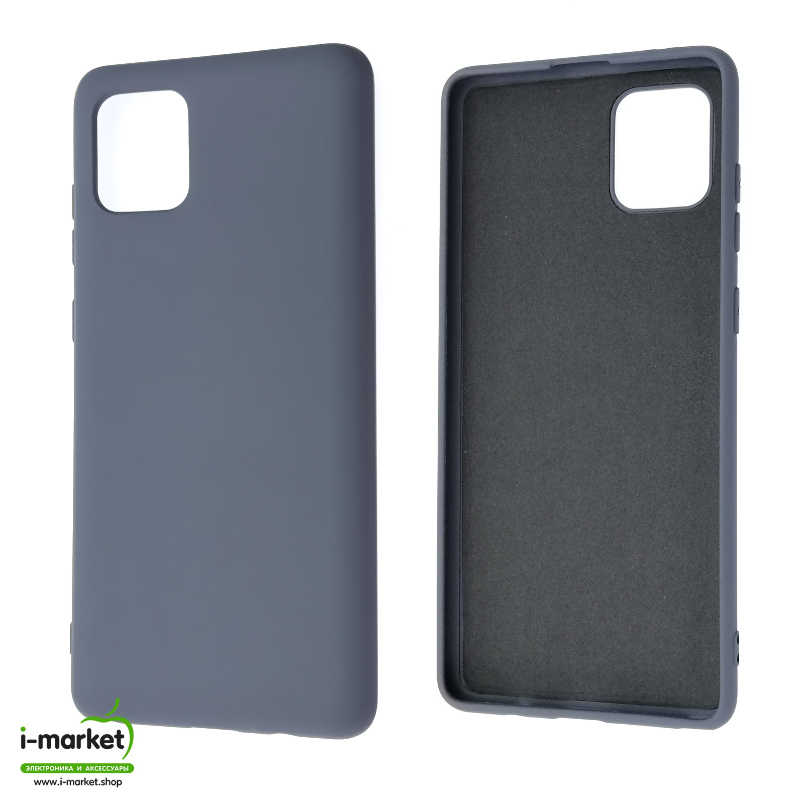 Чехол накладка NANO для SAMSUNG Galaxy A81 (SM-AN815F), Note 10 Lite (SM-N770), силикон, бархат, цвет серый. Чехол накладка NANO для SAMSUNG Galaxy A81 (SM-AN815F), Note 10 Lite (SM-N770), силикон, бархат, цвет серый.