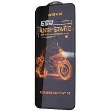 Защитное стекло WEVA ESD для Honor X6c, цвет окантовки черный