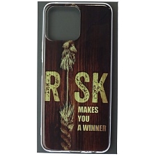 Чехол накладка для HUAWEI Honor X8, силикон, рисунок RISK MAKES YOU A WINNER Чехол накладка для HUAWEI Honor X8, силикон, рисунок RISK MAKES YOU A WINNER
