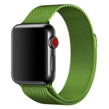 Ремешок bikson для APPLE Watch, сетчатый, миланская петля Milano Loop, 38 - 40 mm, цвет зеленый Ремешок bikson для APPLE Watch, сетчатый, миланская петля Milano Loop, 38 - 40 mm, цвет зеленый