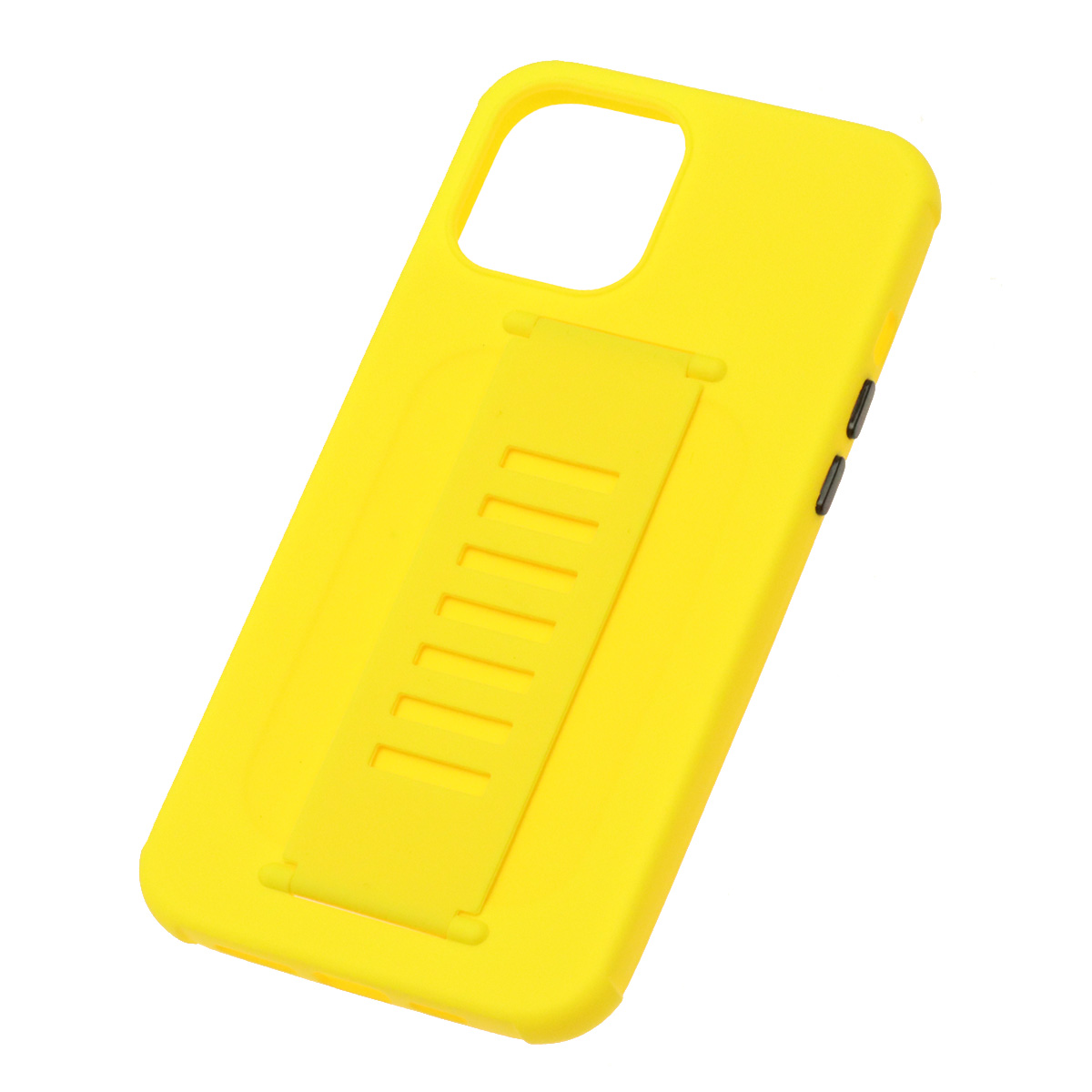 Чехол накладка LADDER NANO для APPLE iPhone 12 PRO MAX (6.7), силикон, держатель, цвет желтый Чехол накладка LADDER NANO для APPLE iPhone 12 PRO MAX (6.7), силикон, держатель, цвет желтый