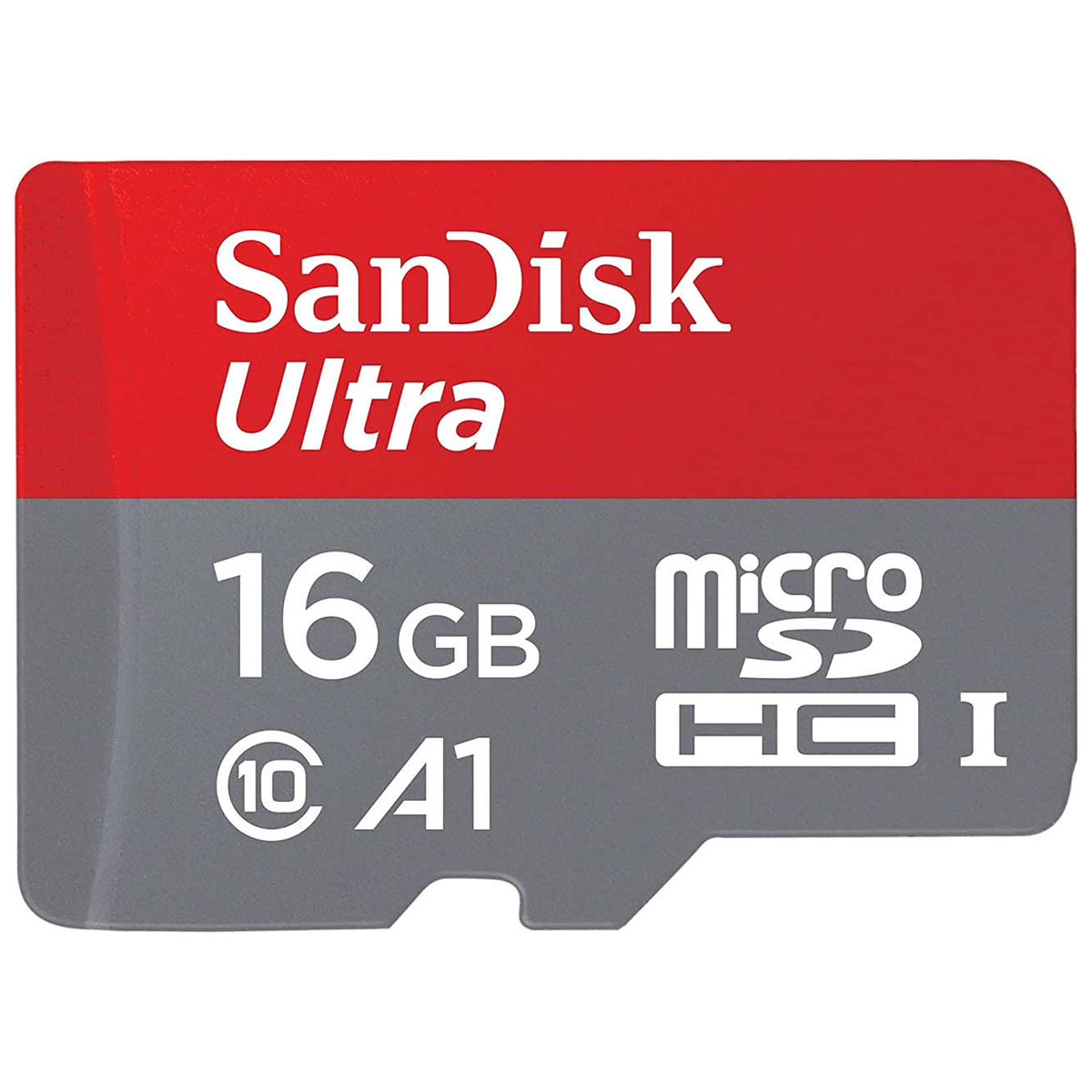 Карта памяти MicroSDHC 16GB SANDISK Class 10 Ultra UHS-I, 98 Mb/s, без адаптера