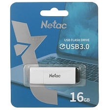 Флешка USB 3.0 16GB NETAC U185, цвет белый
