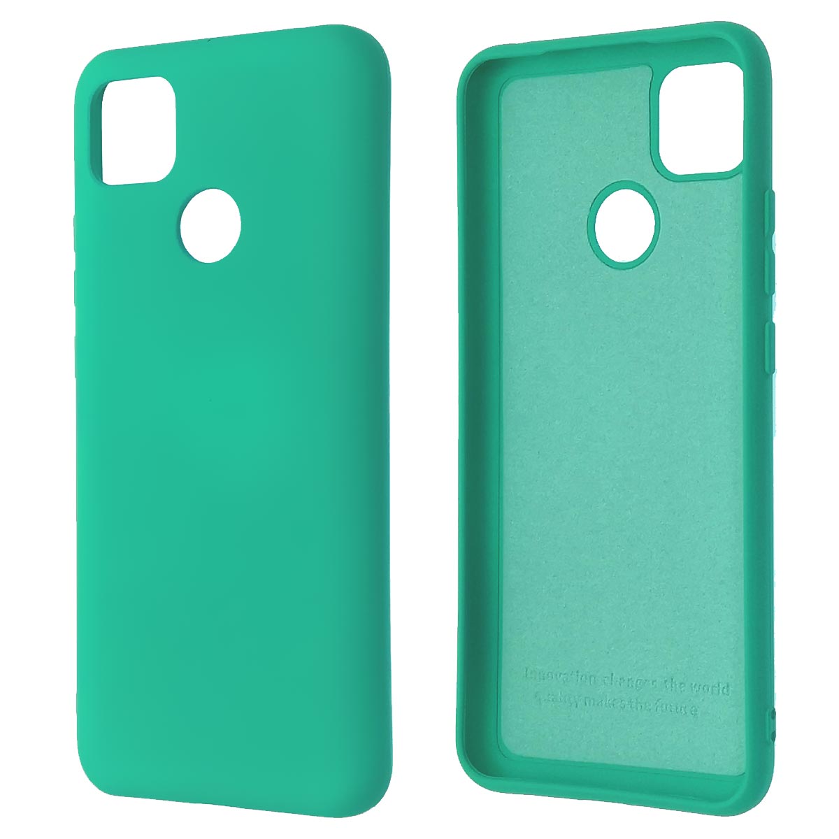 Чехол накладка Silicon Cover для XIAOMI Redmi 9C, Redmi 10A, силикон, бархат, цвет циан Чехол накладка Silicon Cover для XIAOMI Redmi 9C, Redmi 10A, силикон, бархат, цвет циан