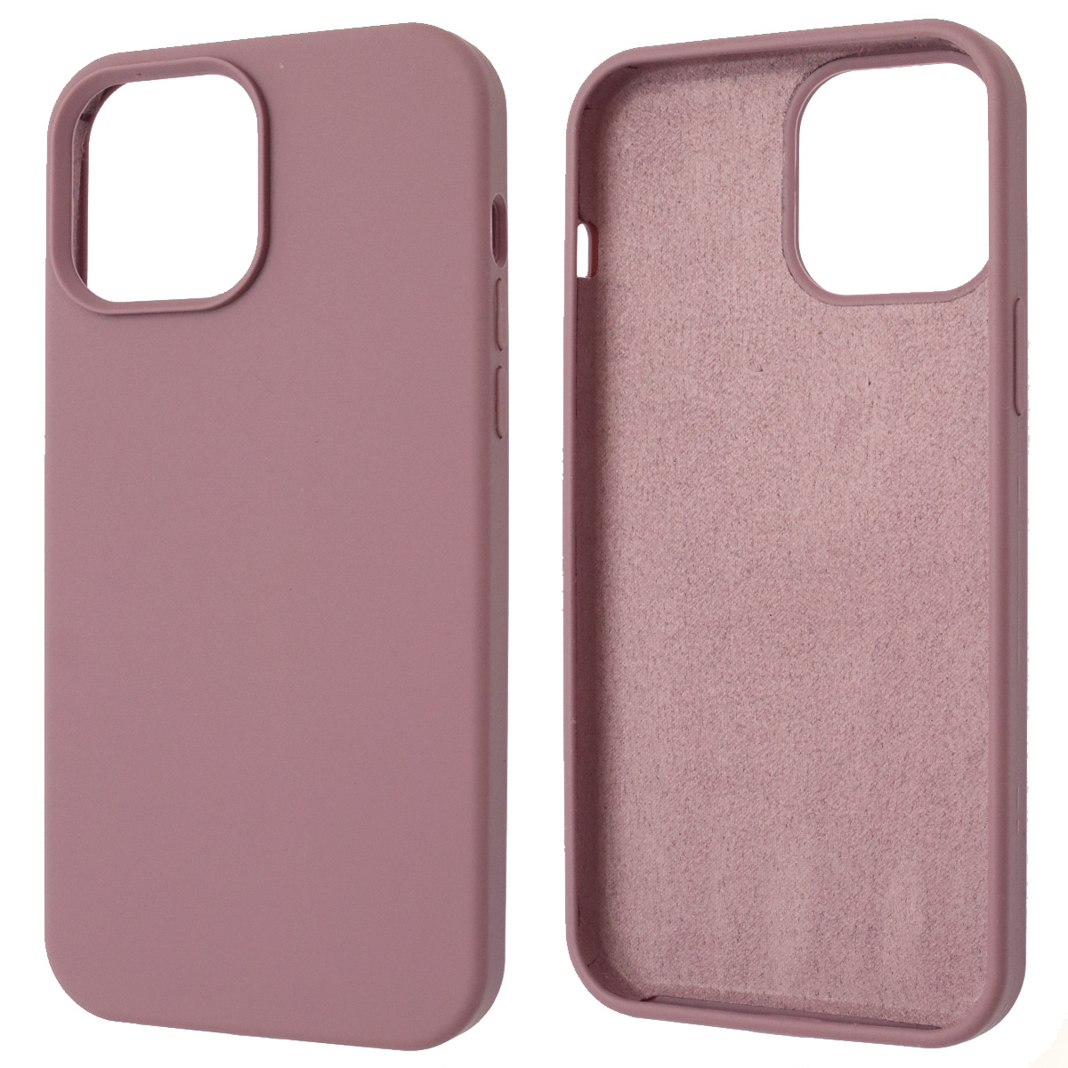 Чехол накладка Silicon Case для APPLE iPhone 13 Pro Max (6.7), силикон, бархат, цвет светло лиловый Чехол накладка Silicon Case для APPLE iPhone 13 Pro Max (6.7), силикон, бархат, цвет светло лиловый
