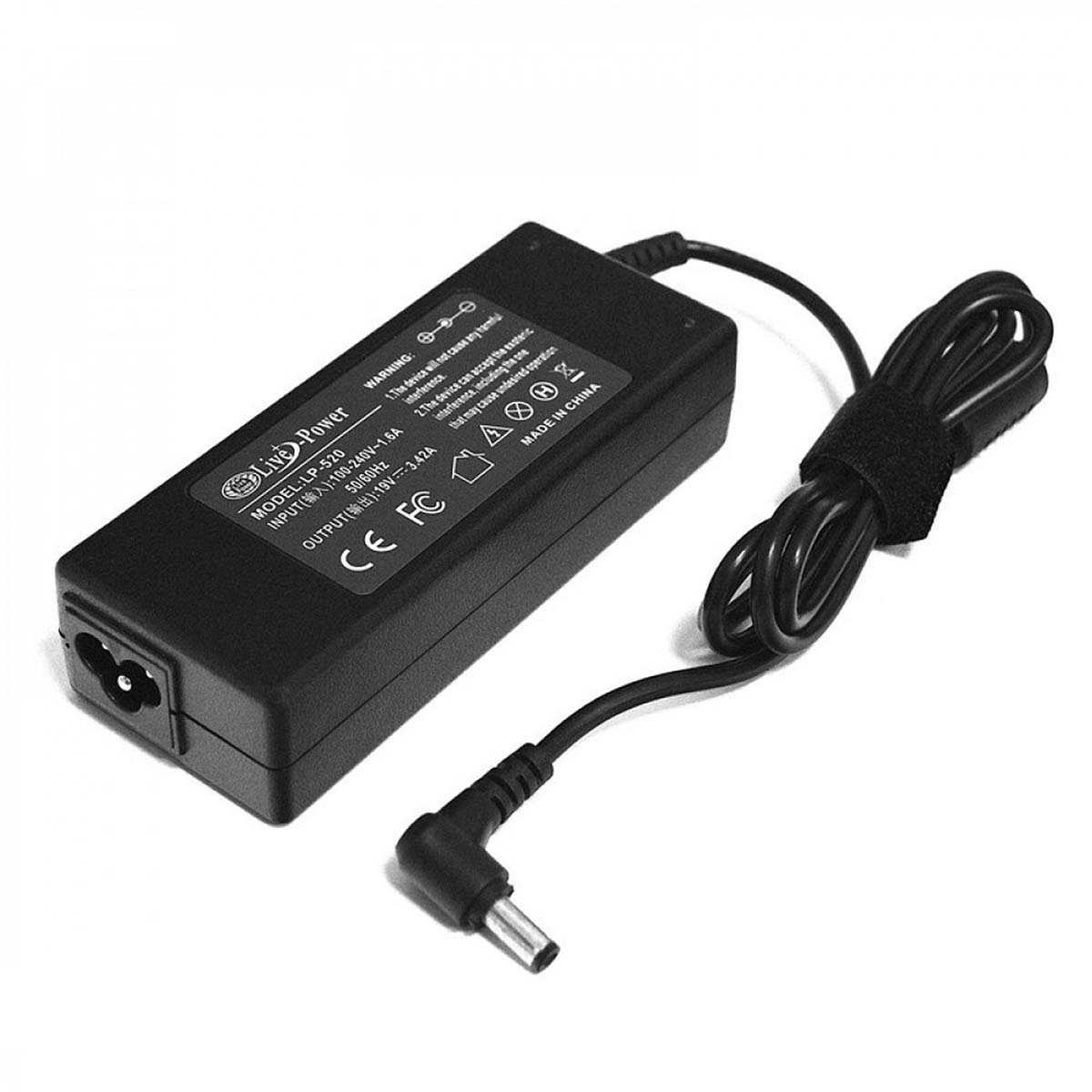 Блок питания универсальный Live Power LP520, 19V-3.42A, 28 насадок, цвет черный