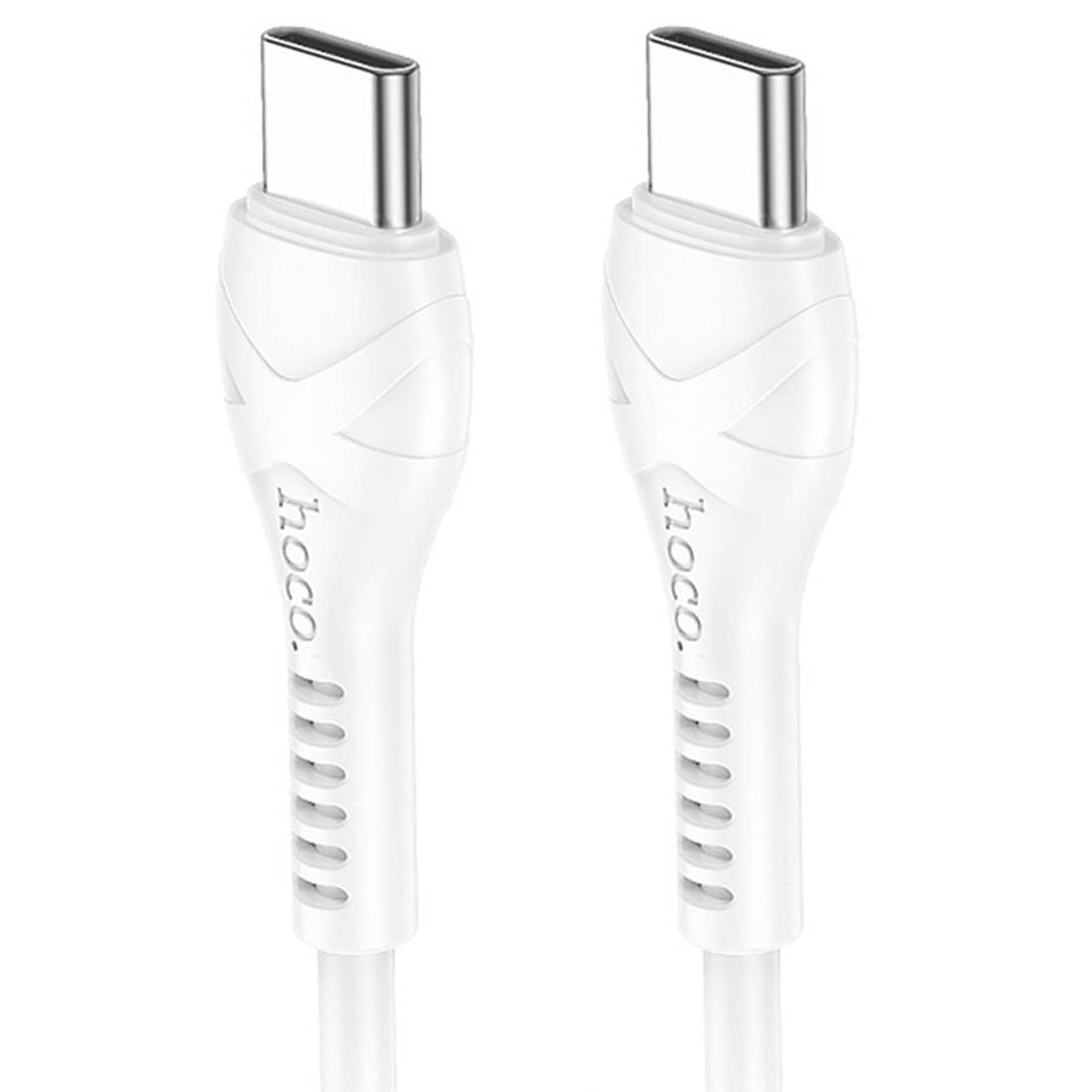 Кабель HOCO X37 Cool USB Type C на USB Type C, 60W, длина 1 метр, цвет белый