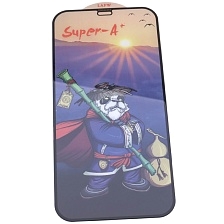 Защитное стекло Super-A+ для APPLE iPhone 12 (6.1"), iPhone 12 Pro (6.1"), цвет окантовки черный Защитное стекло Super-A+ для APPLE iPhone 12 (6.1"), iPhone 12 Pro (6.1"), цвет окантовки черный