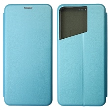 Чехол книжка STYLISH для TECNO Pova Neo 3, экокожа, визитница, цвет голубой Чехол книжка STYLISH для TECNO Pova Neo 3, экокожа, визитница, цвет голубой
