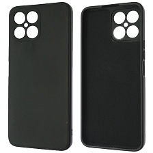 Чехол накладка для HUAWEI Honor X8, силикон, бархат, цвет черный Чехол накладка для HUAWEI Honor X8, силикон, бархат, цвет черный