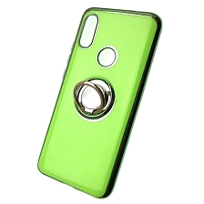 Чехол накладка для XIAOMI Redmi 7, силикон, кольцо держатель, цвет зеленый. Чехол накладка для XIAOMI Redmi 7, силикон, кольцо держатель, цвет зеленый.