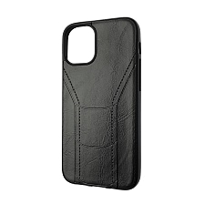 Чехол накладка R3 для APPLE iPhone 12 mini (5.4"), силикон, под кожу, цвет черный Чехол накладка R3 для APPLE iPhone 12 mini (5.4"), силикон, под кожу, цвет черный