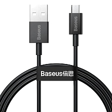 Кабель BASEUS Superior Series (CAMYS-A01) Micro USB, 2A, длина 2 метра, цвет черный Кабель BASEUS Superior Series (CAMYS-A01) Micro USB, 2A, длина 2 метра, цвет черный