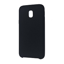 Чехол накладка Silicon Cover для SAMSUNG Galaxy J3 2017 (SM-J330), силикон, цвет черный.