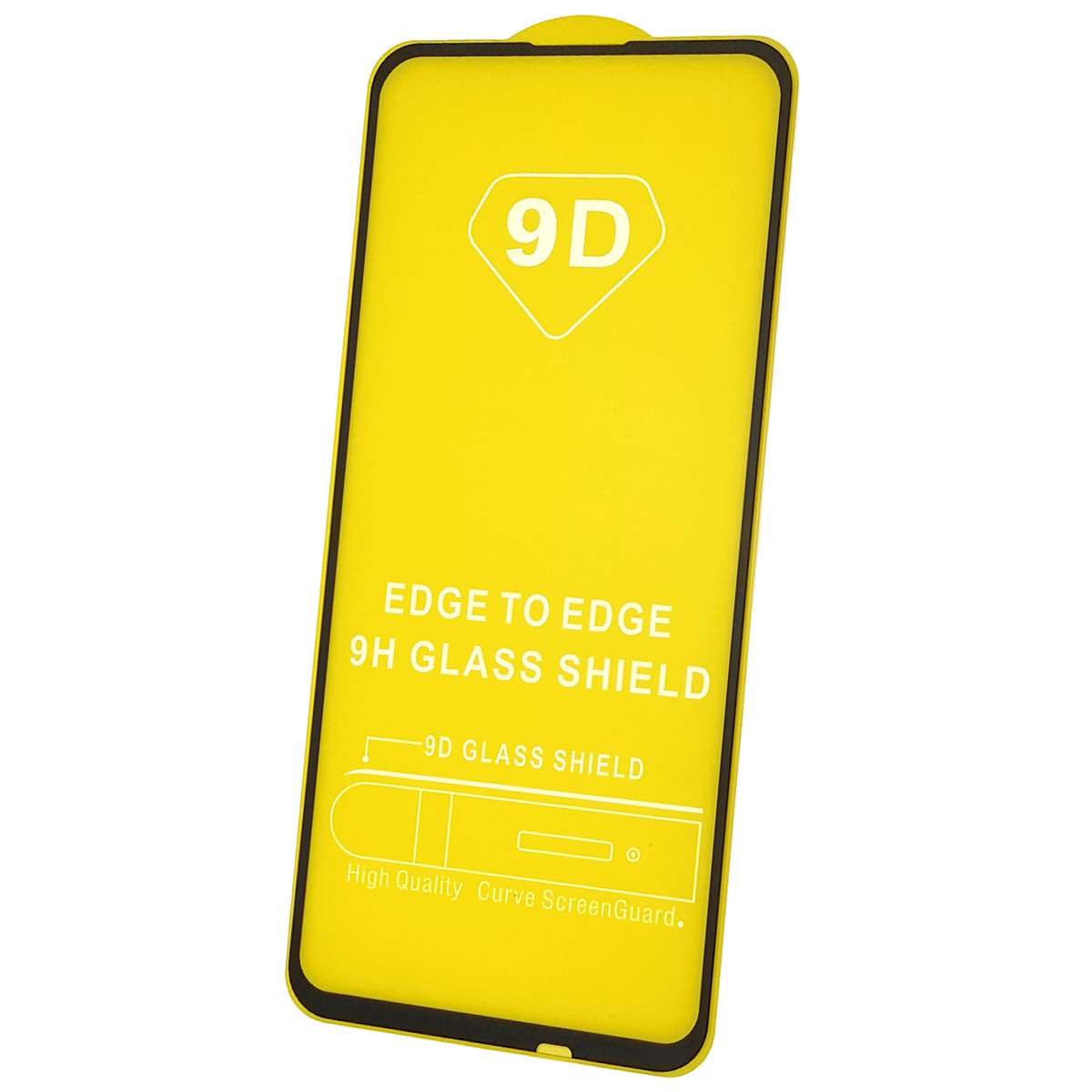 Защитное стекло 9D для HUAWEI P40 Lite, цвет окантовки черный