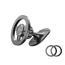 Автомобильный магнитный держатель EARLDOM ET-EH252 с креплением под MagSafe для смартфона, на приборную панель, цвет черный