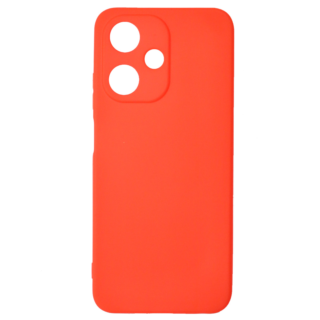 Чехол накладка для INFINIX HOT 30 Play, силикон, матовый, цвет красный Чехол накладка для INFINIX HOT 30 Play, силикон, матовый, цвет красный