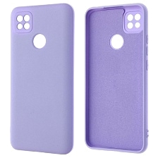 Чехол накладка NANO для XIAOMI Redmi 9C, Redmi 10A, силикон, бархат, цвет сиреневый
