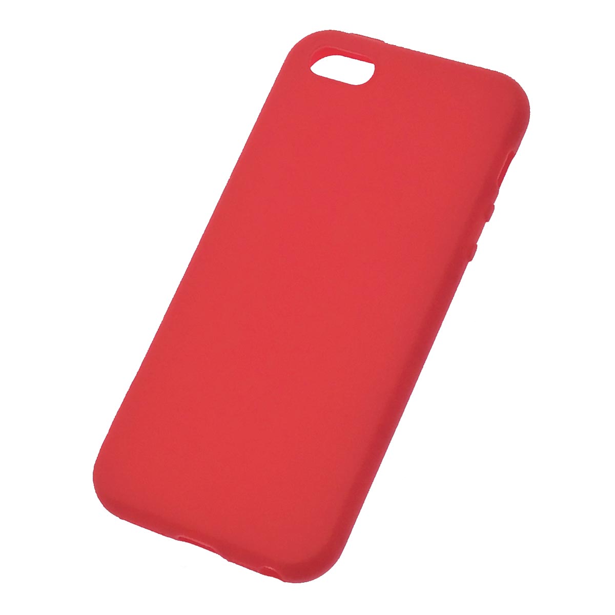 Чехол накладка SOFT TOUCH для APPLE iPhone 5S, iPhone SE, силикон, матовый, цвет красный Чехол накладка SOFT TOUCH для APPLE iPhone 5S, iPhone SE, силикон, матовый, цвет красный