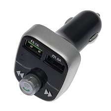 FM-модулятор X29, 2 USB, MP3, 3.1A, Bluetooth 3.0, цвет черный