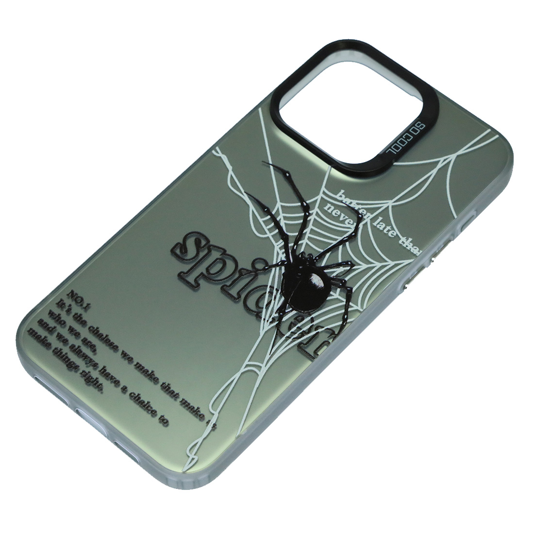 Чехол накладка для APPLE iPhone 15 Pro Max (6.7"), пластик, силикон, рисунок Паук Чехол накладка для APPLE iPhone 15 Pro Max (6.7"), пластик, силикон, рисунок Паук